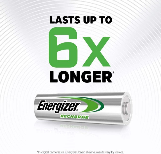 Energizer | Recharge Extreme AA Rechargeable Batteries - (Pack of 4)