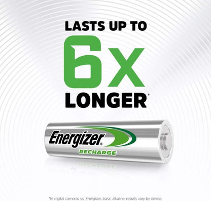 Energizer | Recharge Extreme AA Rechargeable Batteries - (Pack of 4)