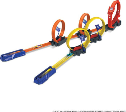 Hot Wheels | Multi-Loop Race Off Playset Toy for Kids 4 to 10 Years Old