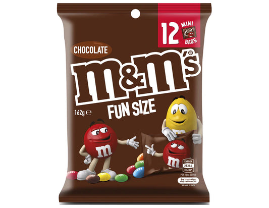 M&M's Chocolate Fun Size 148g - 3 Pack