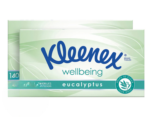 Kleenex Facial Tissues Eucalyptus 2 pack