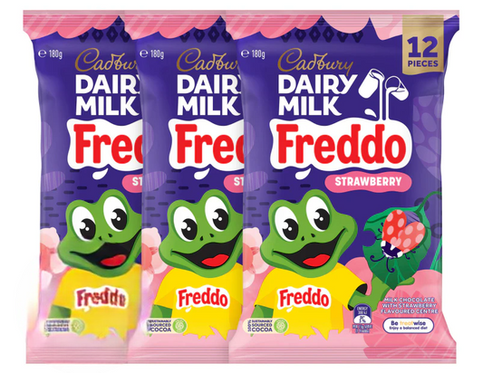 Cadbury Dairy Milk Freddo Strawberry Chocolate Share 3 pack