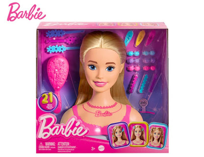 21 Piece Barbie Styling Head Doll