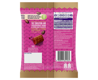 Cadbury Frys Turkish Delight Chocolate Bars Sharepack Bag 180g (12 Pieces)