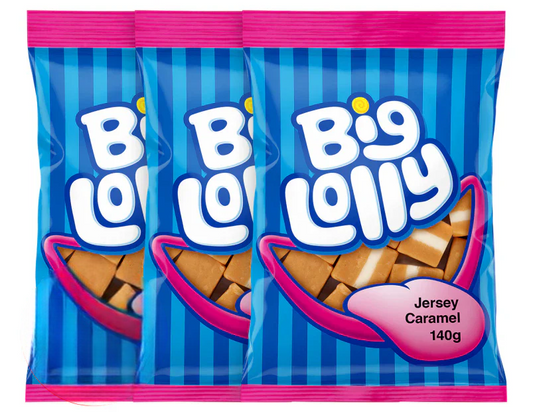 Big Lolly Jersey Caramels 140g - 3 Pack