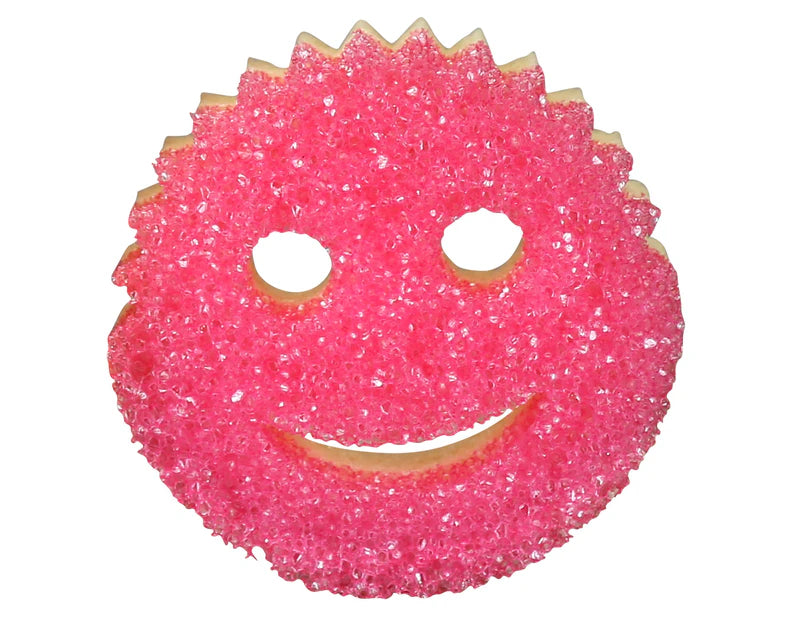 Scrub Mommy Dual-Sided Scrubber + Sponge - Pink 6 pack