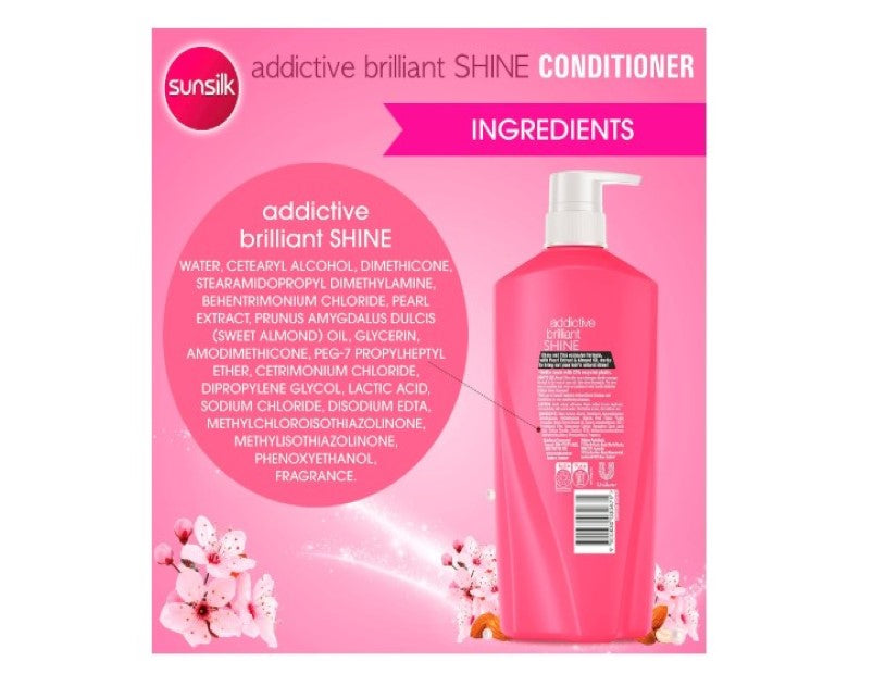 Sunsilk Conditioner Addictive Brilliant Shine, 700ml