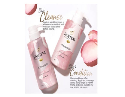 Pantene Pro-V Blends Micellar Rosewater Moisturising Conditioner, Restoring Moisture For Dry Hair 530ml