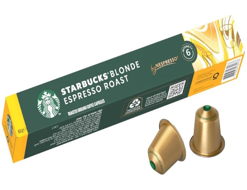 Starbucks By Nespresso Coffee Pods Variety Pack 60 Capsules (10 of each flavour)