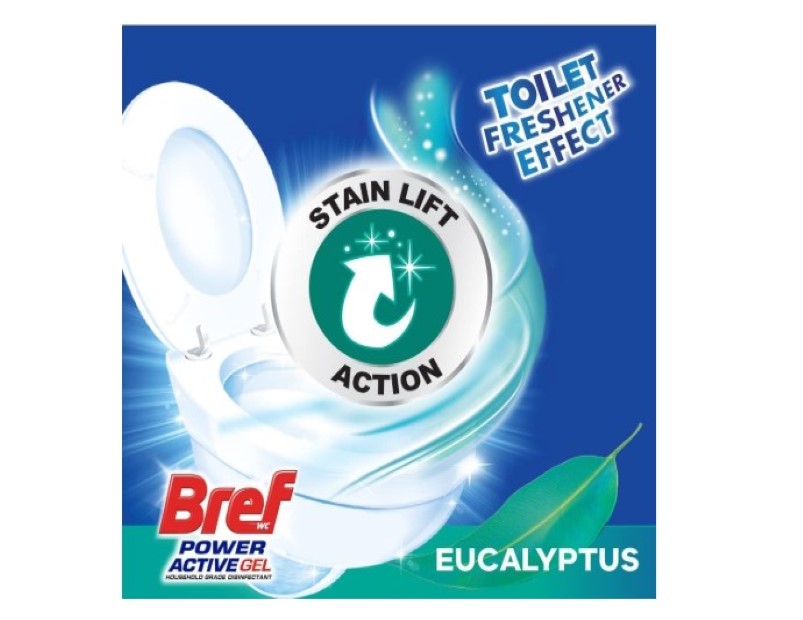 Bref Power Active Gel Eucalyptus Toilet Cleaner 700mL