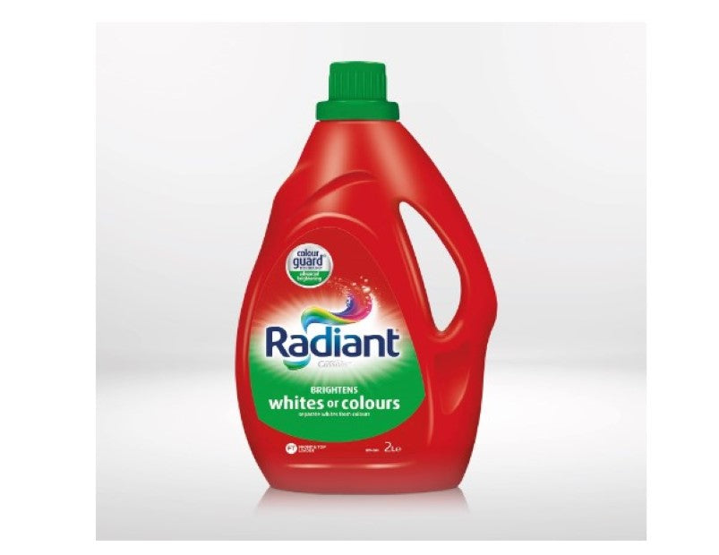 Radiant Liquid Laundry Detergent for Whites or Colours, 2L