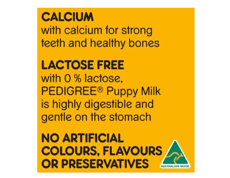 PEDIGREE Puppy Milk Dog 1 Litre, 8 Pack