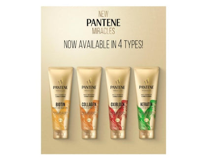 Pantene Miracles Keratin Sleek and Smooth Daily Intensive Conditioner, 350 ml