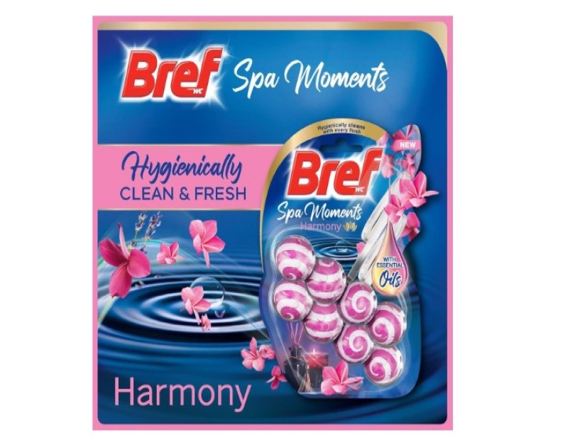 Bref Spa Moments Harmony Rim Toilet Block Cleaner 2 x 50 g