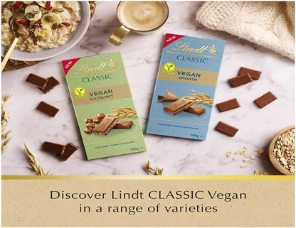 Lindt Classic Vegan Smooth Chocolate Block 100g