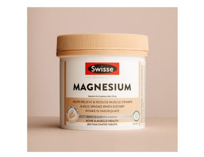 Swisse Ultiboost Magnesium for Bone and Muscle Health 200 Tablets