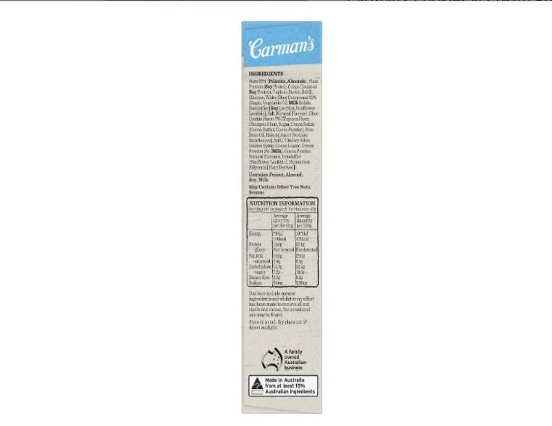 Carman's Cookies & Cream Protein Bar 200 g