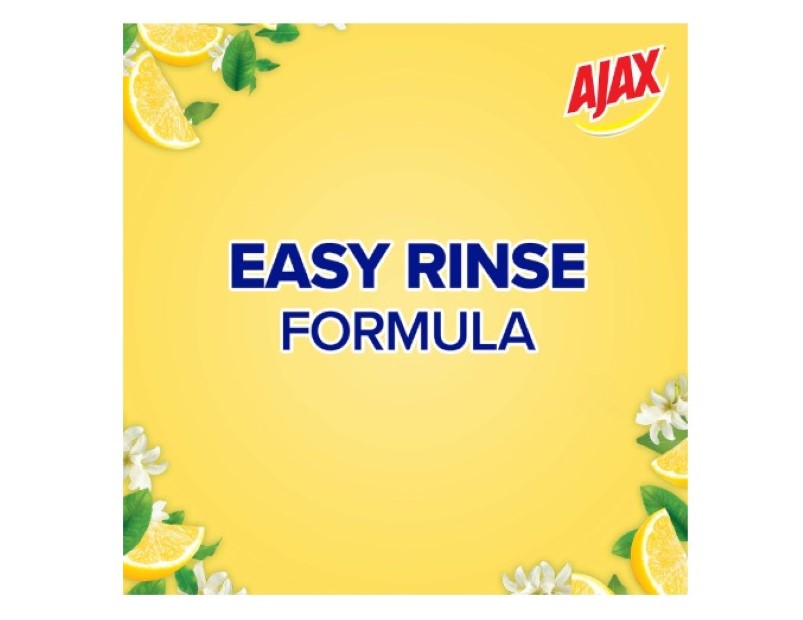 Ajax Cream Cleanser, 375mL, Lemon, Multipurpose Cleaner, Tough on Grime