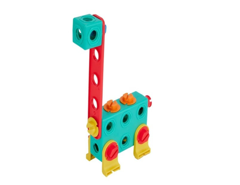 120 Piece Play & Learn Construction Blocks Set