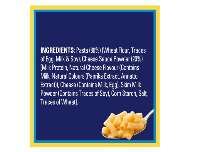 Kraft Mac and Cheese Original Pasta Easy Microwaveable Macaroni Instant Pasta Quick Meal 205g