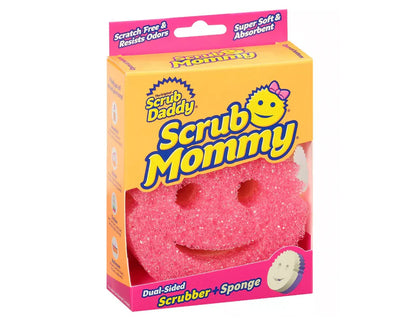 Scrub Mommy Dual-Sided Scrubber + Sponge - Pink 6 pack