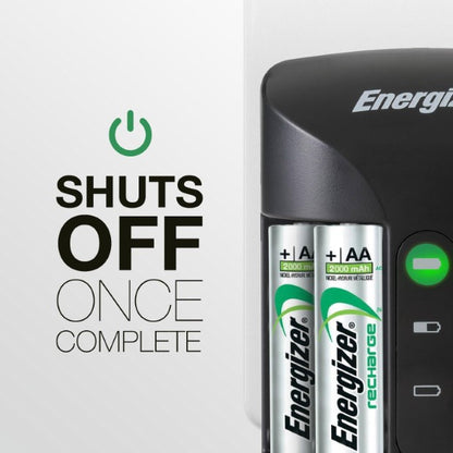 Energizer | Recharge Pro Battery Charger - (4 AA Rechargeable Batteries Included)