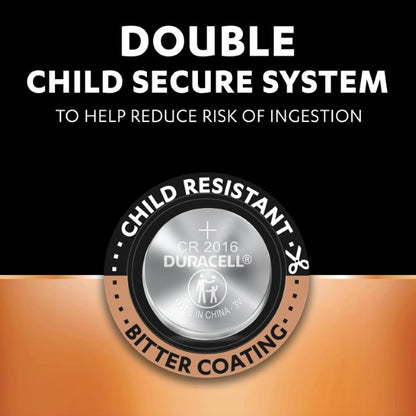 Duracell | Specialty CR2016 Coin Batteries - (Pack of 4)