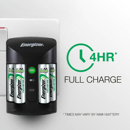 Energizer | Recharge Pro Battery Charger - (4 AA Rechargeable Batteries Included)