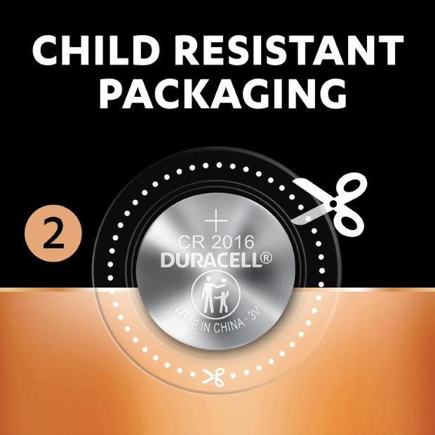 Duracell | Specialty CR2016 Coin Batteries - (Pack of 4)