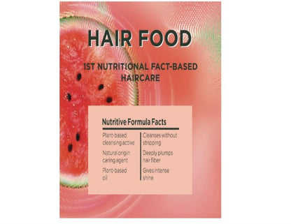 Garnier Fructis, 3-in-1 Hair Mask, Plumping & Hydrating, Hair Food Watermelon, 390ml