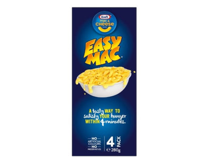 Kraft Mac and Cheese Cheesy Chicken Flavour Pasta Easy Microwaveable Macaroni Instant Pasta Quick Meal 280g