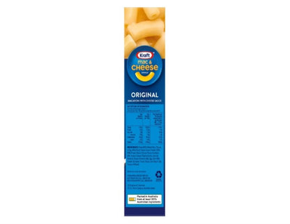 Kraft Mac and Cheese Original Pasta Easy Microwaveable Macaroni Instant Pasta Quick Meal 205g