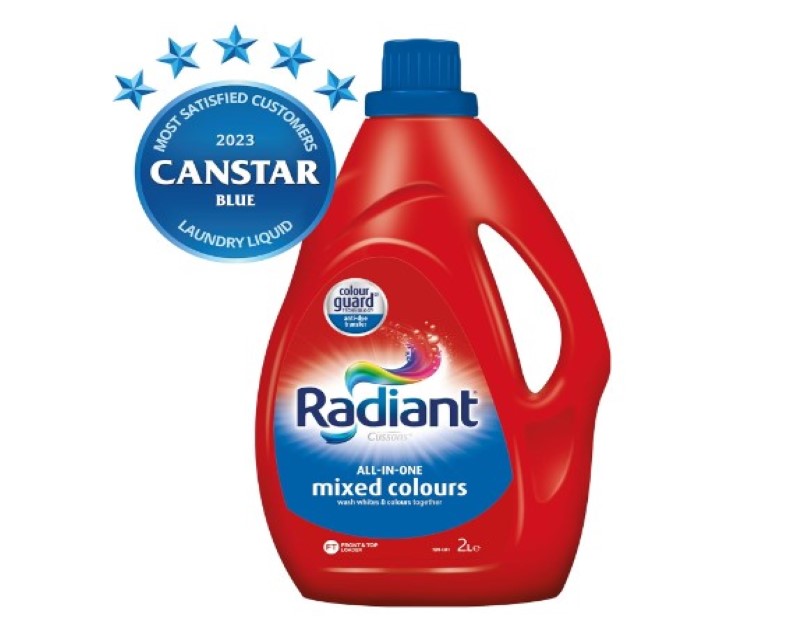 Radiant Liquid Laundry Detergent for Mixed Colours, 2L