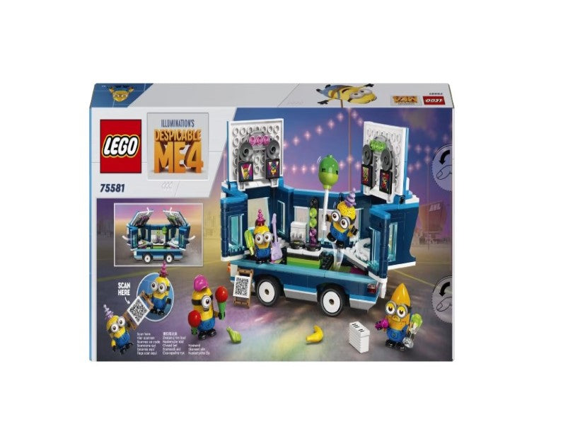 LEGO Despicable Me 4 Minions' Music Party Bus 75581