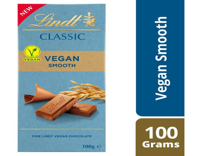 Lindt Classic Vegan Smooth Chocolate Block 100g