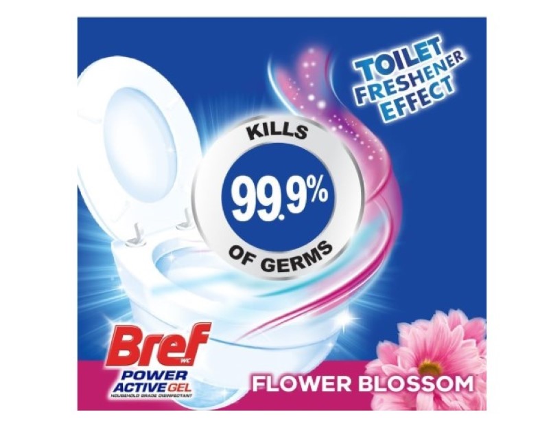 Bref Power Active Flower Blossom Toilet Cleaner Gel 700 ml