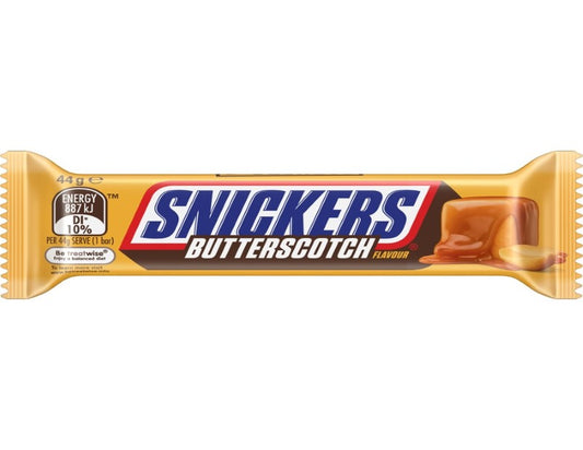 Snickers Butterscotch Chocolate Bar 44g - 3 Pack