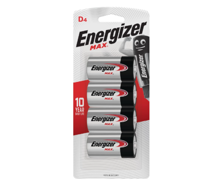 Energizer | Max D Batteries - (Pack of 4)