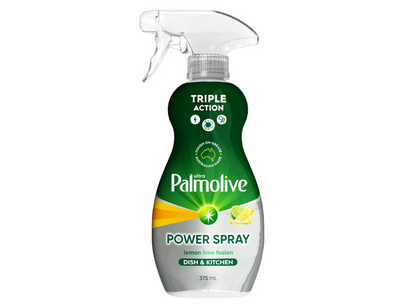 Palmolive Ultra Power Dish Soap & Kitchen Spray - Lemon Lime Fusion, 375ml