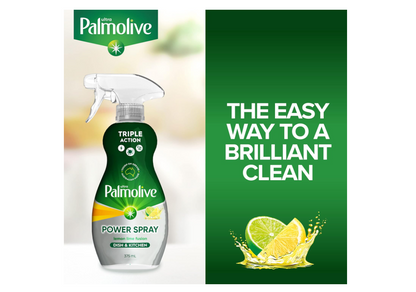 Palmolive Ultra Power Dish Soap & Kitchen Spray - Lemon Lime Fusion, 375ml