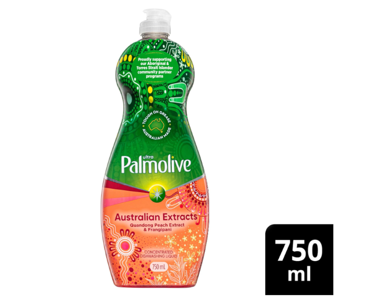 Palmolive Ultra Australian Extracts Dishwashing Liquid - Quandong Peach & Frangipani, 750ml