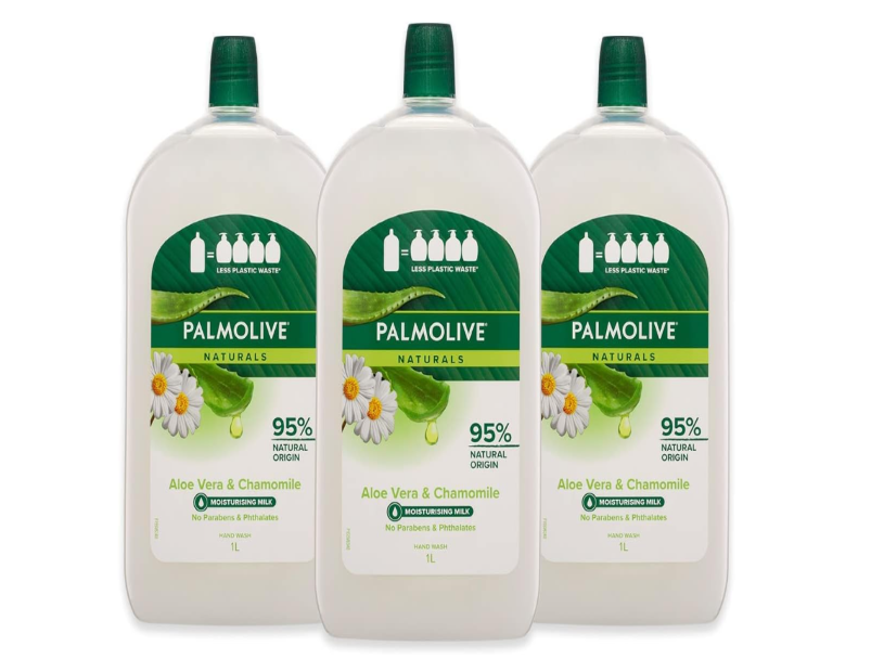 Palmolive Naturals Aloe Vera and Chamomile Liquid Hand Wash – 3L Refill Bottle