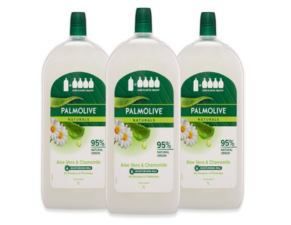 Palmolive Naturals Aloe Vera and Chamomile Liquid Hand Wash – 3L Refill Bottle