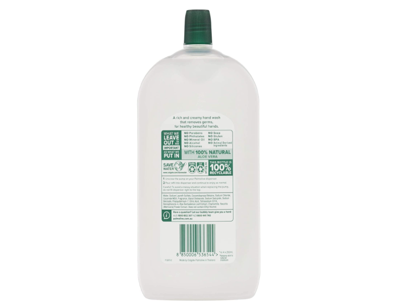 Palmolive Naturals Aloe Vera and Chamomile Liquid Hand Wash – 3L Refill Bottle