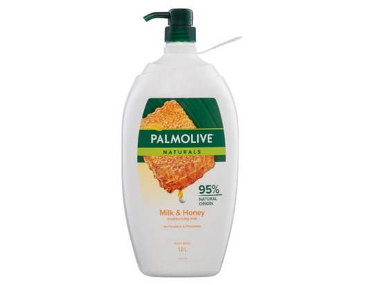 Palmolive Naturals Milk & Honey Body Wash 1.8L - 2 Pack