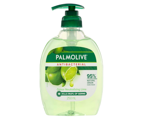 Palmolive Antibacterial Liquid Hand Wash – Odour Neutralising Lime – 250mL - 2 Pack