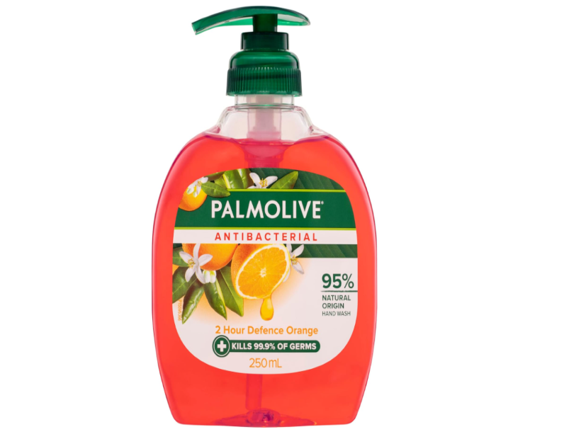 Palmolive Antibacterial Liquid Hand Wash – 2 Hour Defence Orange – 250mL Pump - 2 Pack