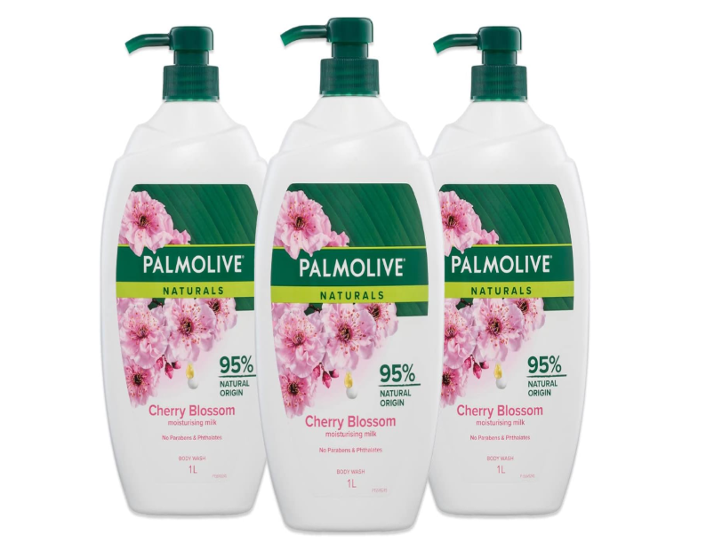 Palmolive Naturals Milk & Cherry Blossom Body Wash – 3L Pump Bottles