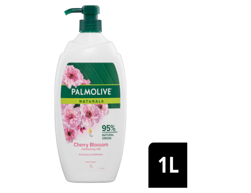 Palmolive Naturals Milk & Cherry Blossom Body Wash – 3L Pump Bottles