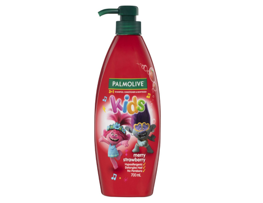 Palmolive Kids 3-in-1 Hair Shampoo, Conditioner & Body Wash – 700mL